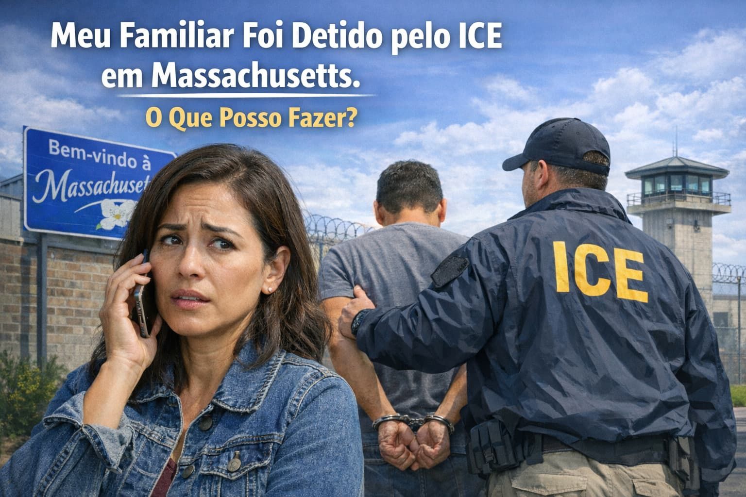 Meu Familiar Foi Detido pelo ICE em Massachusetts. O Que Posso Fazer?