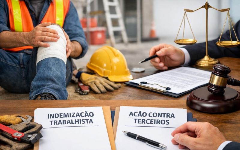 Indeniza&ccedil;&atilde;o trabalhista e a&ccedil;&otilde;es judiciais contra terceiros