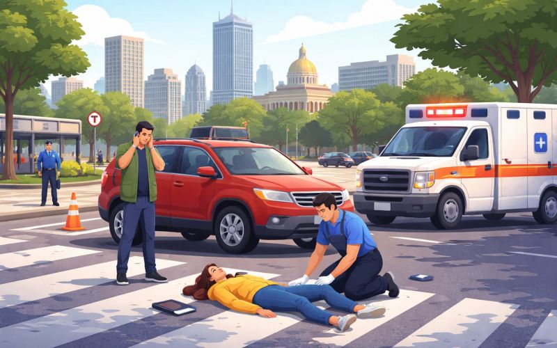 Where Do Pedestrian Accidents Most Often Occur in Boston?