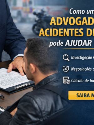 Como um advogado de acidentes de moto pode ajudar voc&ecirc;?