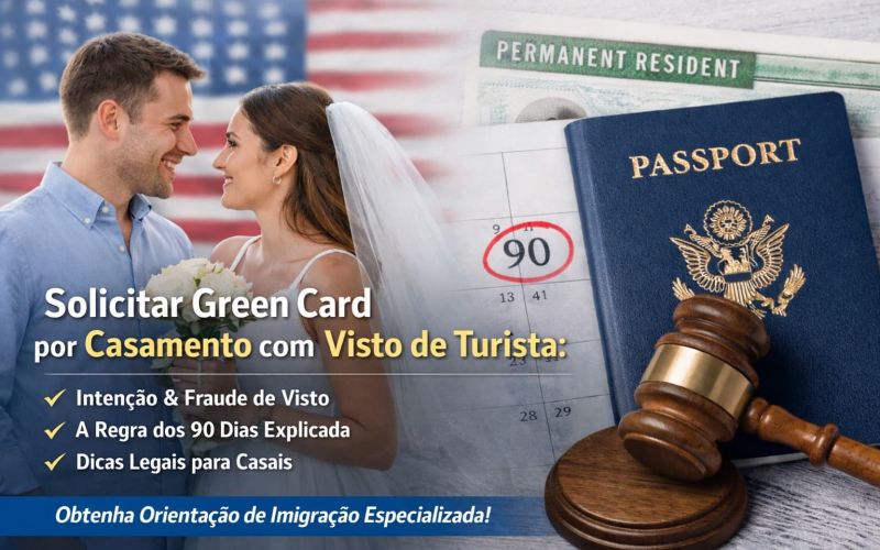 Solicitar um Green Card por Casamento com Visto de Turista: &Eacute; Seguro?