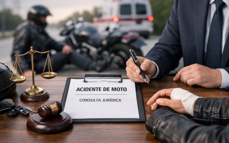 ¿Debo contratar a un abogado para un accidente de moto?