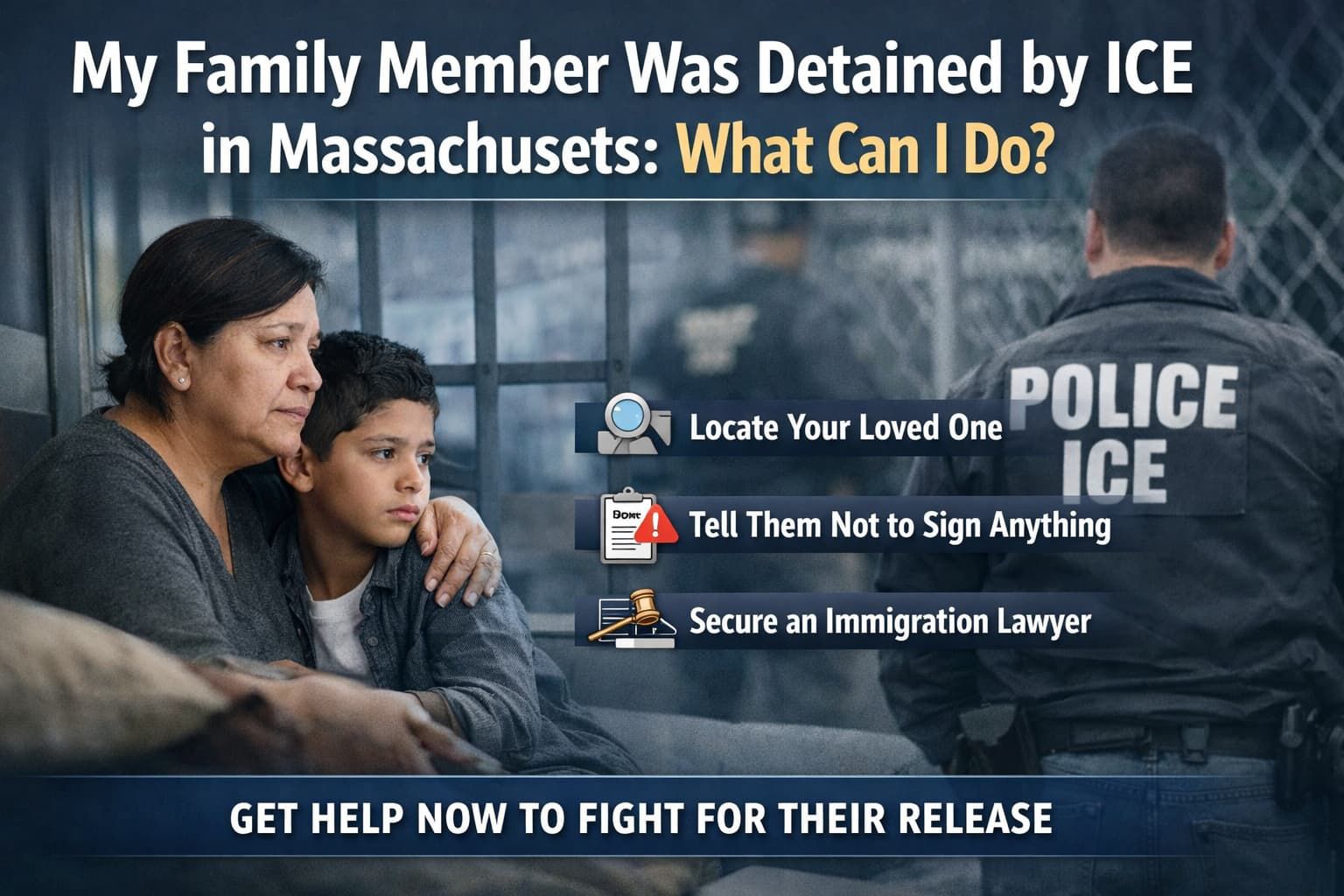 My Family Member Was Detained by ICE in Massachusetts. What Can I DO?