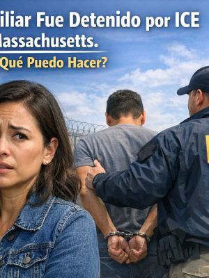 Mi Familiar Fue Detenido por ICE en Massachusetts. &iquest;Qu&eacute; Puedo Hacer?