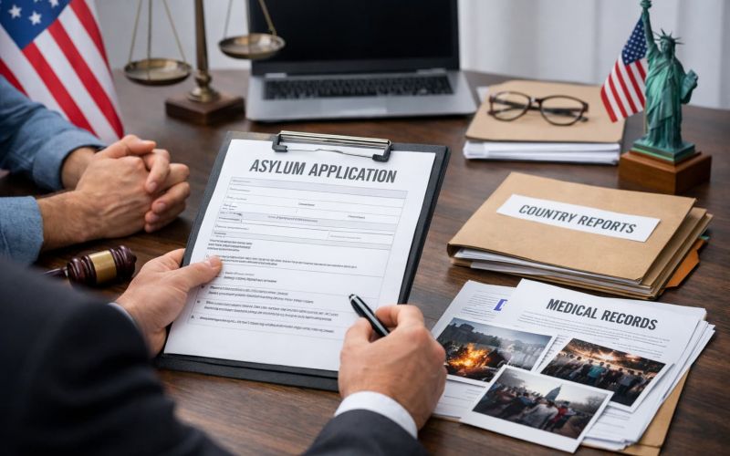 ¿Cómo puedo demostrar la persecución en mi caso de asilo?