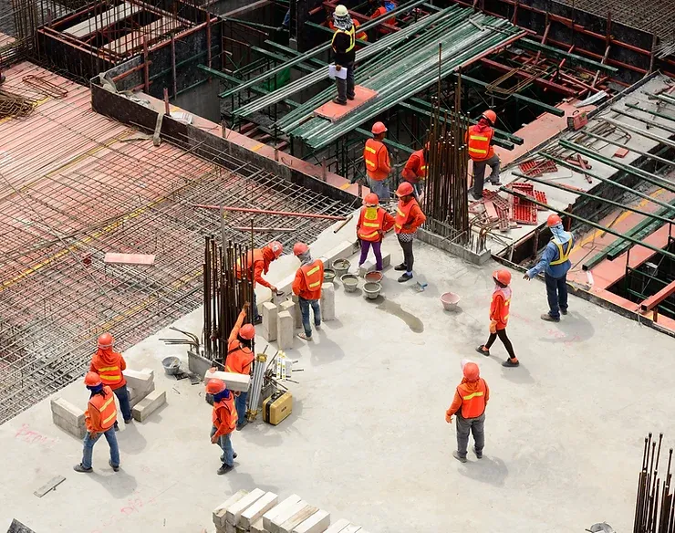 acidente de trabalho na obra