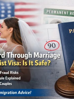 Filing a Green Card Through Marriage While on a Tourist Visa: Is It Safe?