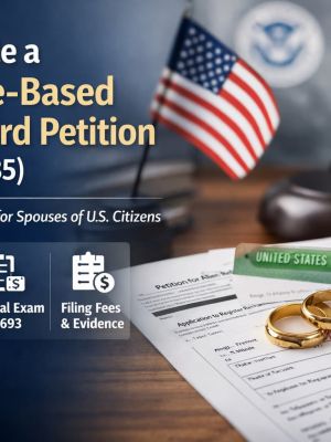 Step-by-Step Guide: How to File a Marriage-Based Green Card Petition (I-130 + I-485)
