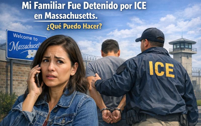 Mi Familiar Fue Detenido por ICE en Massachusetts. &iquest;Qu&eacute; Puedo Hacer?