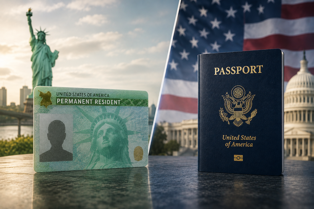 green card vs citizenship​